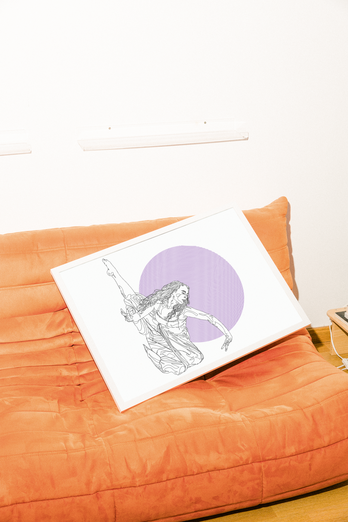 Diamant Violet - Art Print