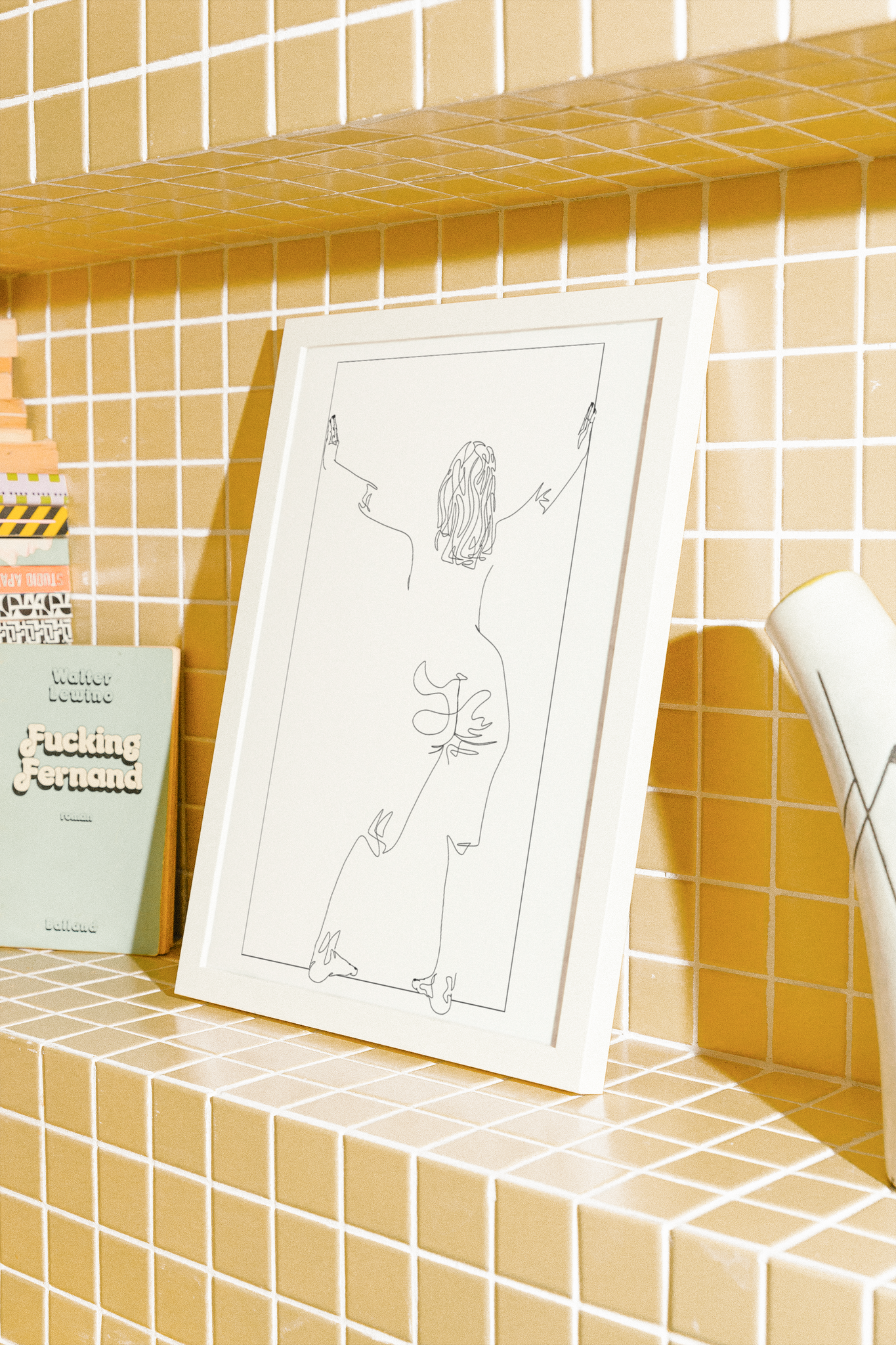 Against The Frame - Art Print