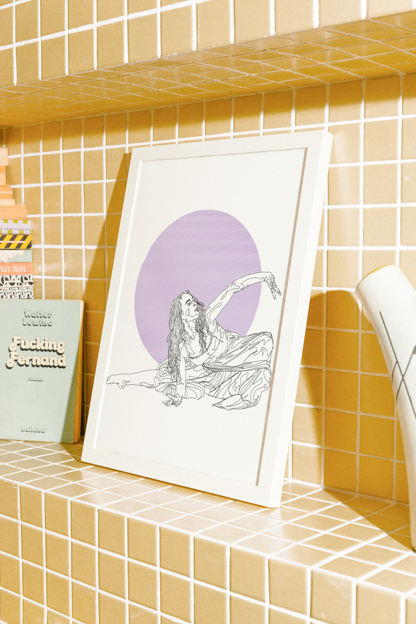 Diamant Violet - Art Print