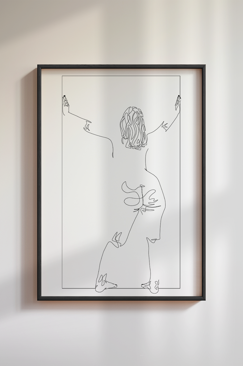 Against The Frame - Art Print