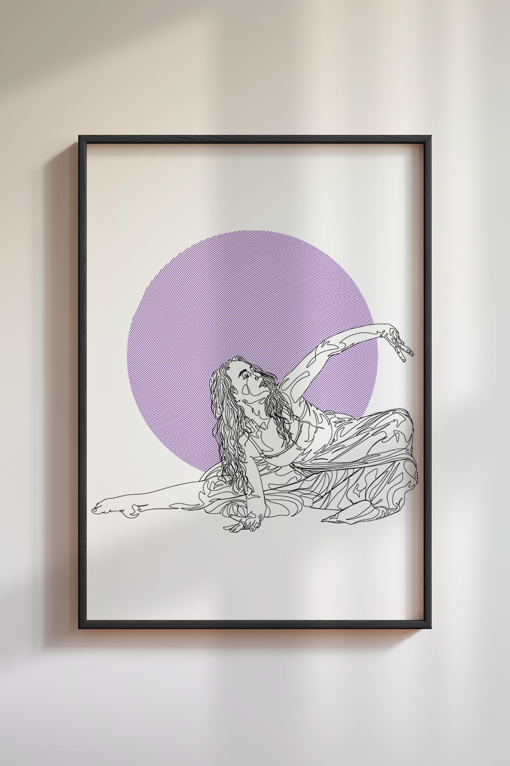 Diamant Violet - Art Print