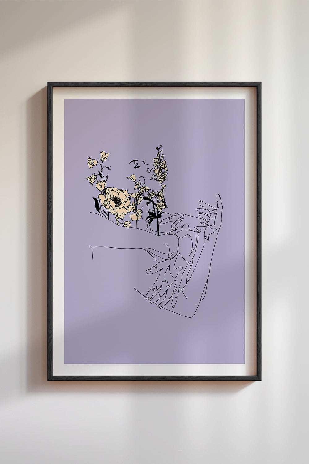 ART PRINT. Find someone who grows flowers in the darkest parts of you.