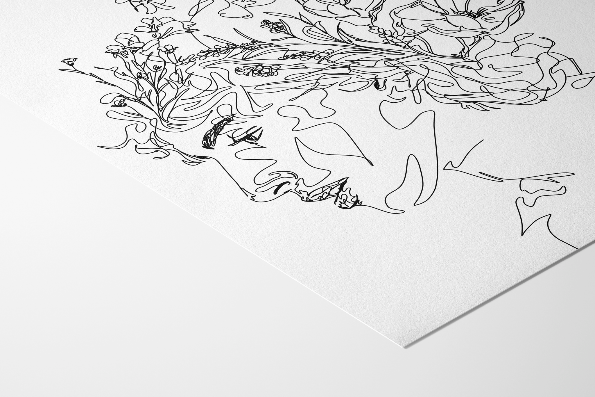 Fleurs Envolés - Art Print