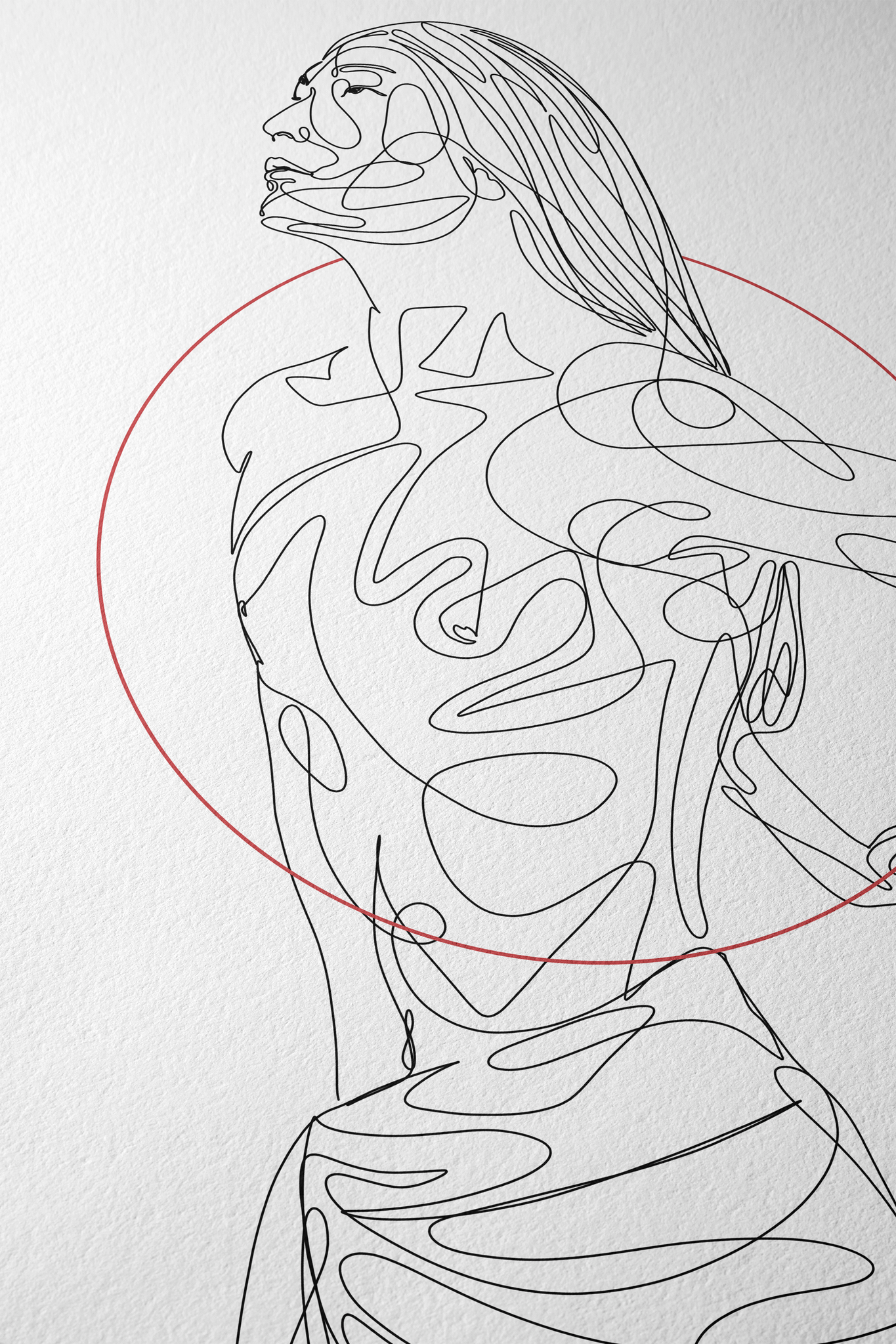 Centered - Art Print