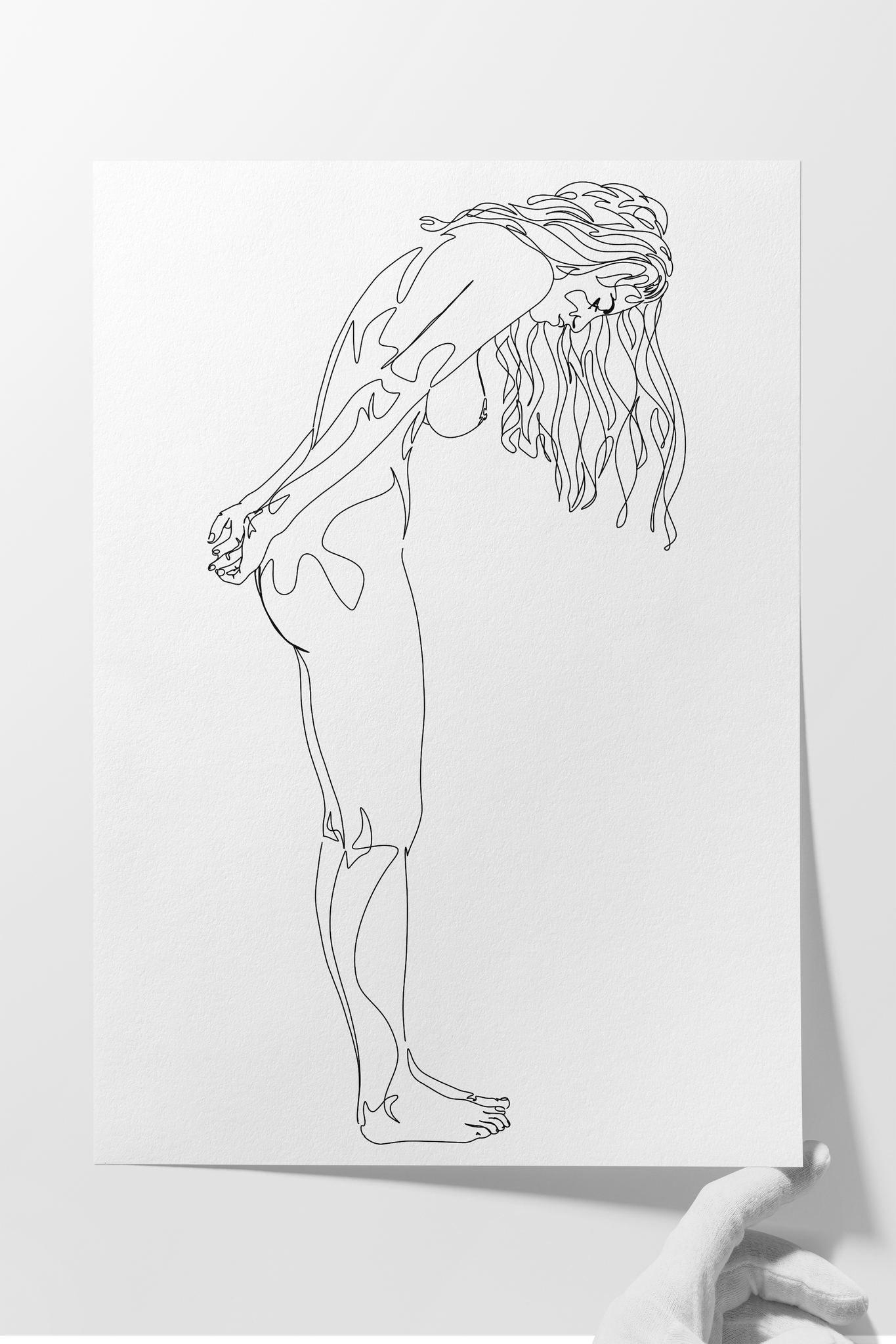 Broken Gaze - Art Print