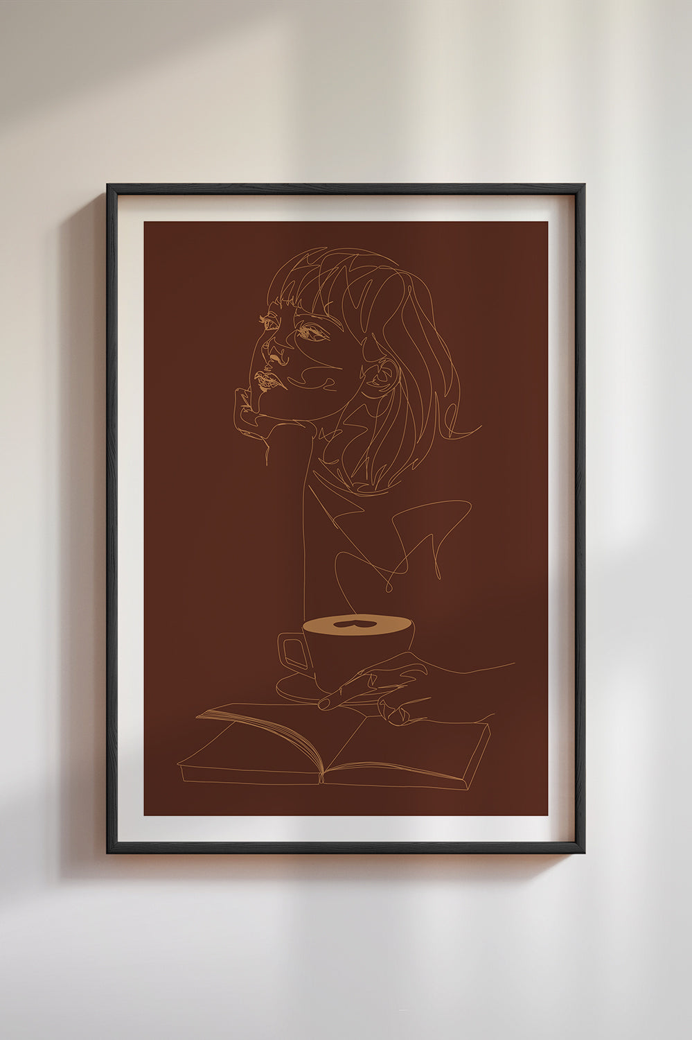 ART PRINT. Me & coffee are a thing.
