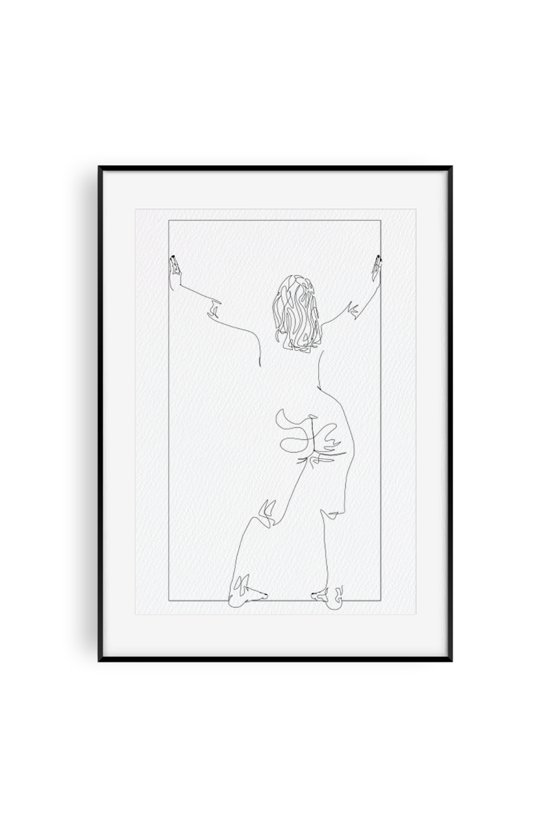 Against The Frame - Art Print