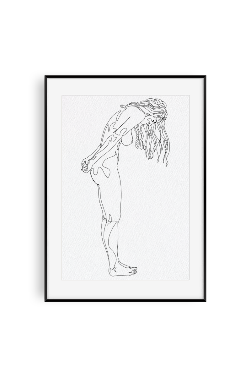 Broken Gaze - Art Print