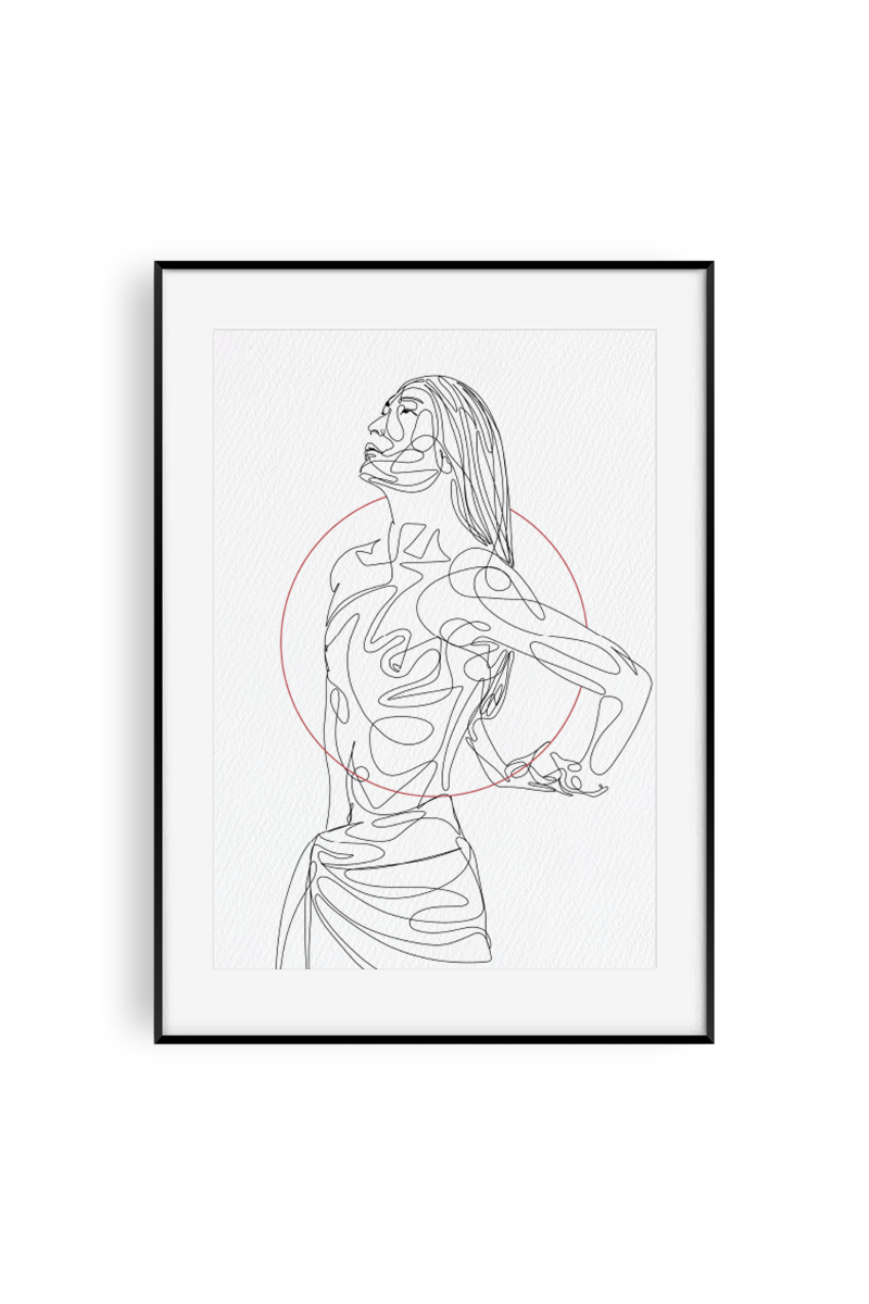 Centered - Art Print