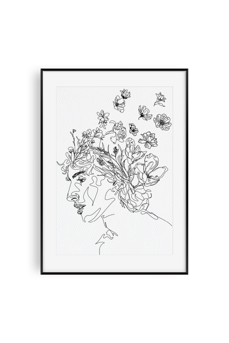 Fleurs Envolés - Art Print