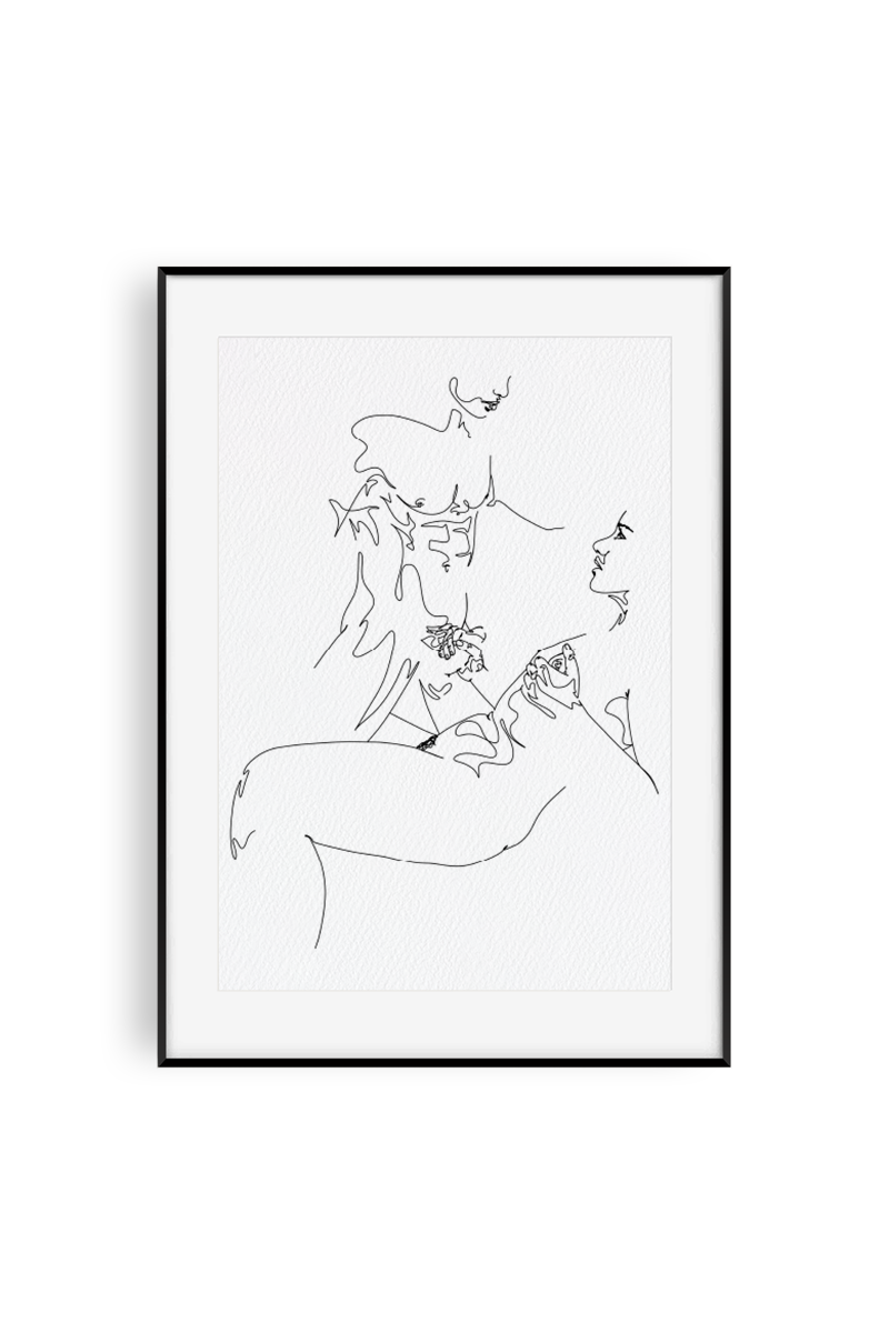 In Her Control - Art Print