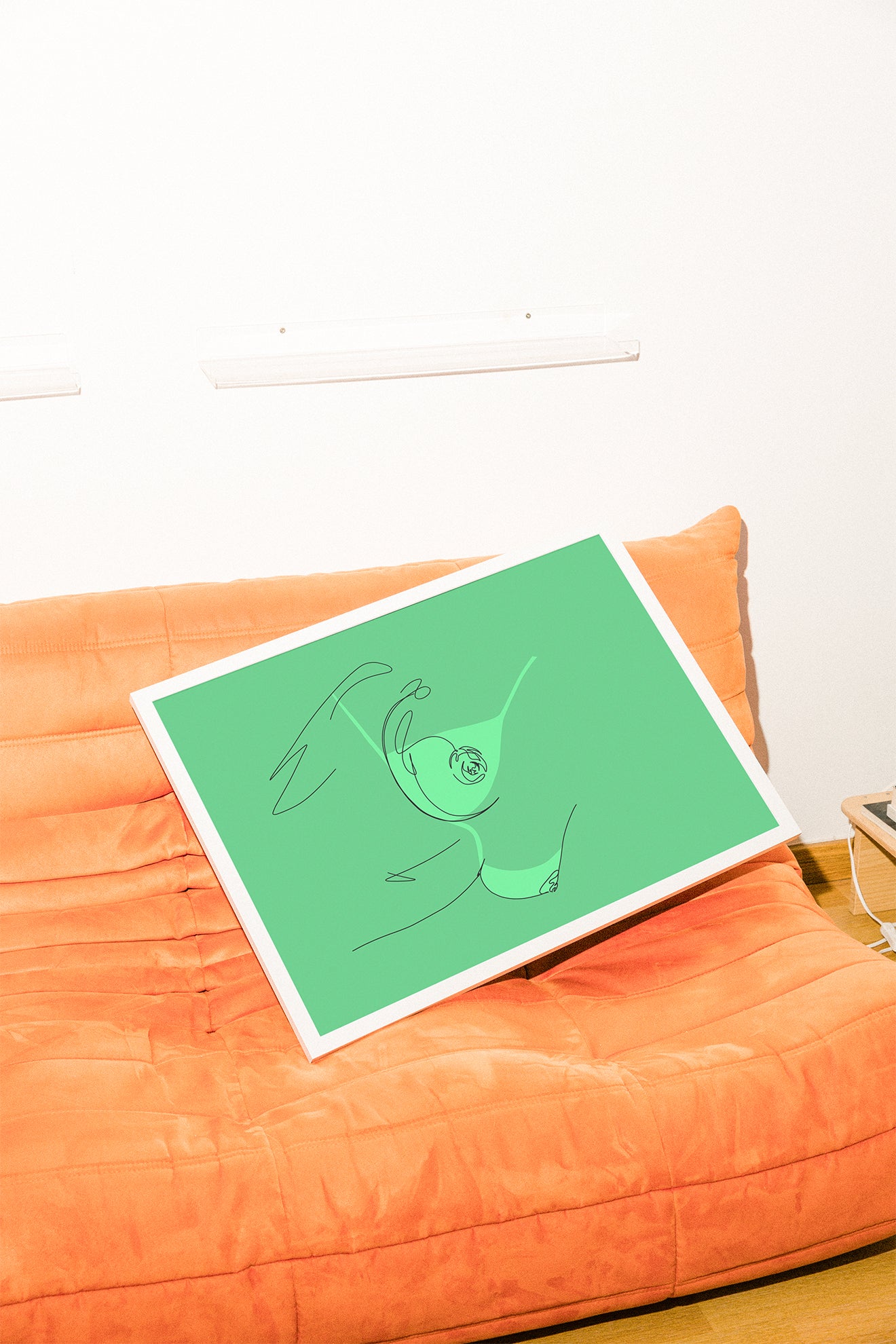 Tanned - Art Print (Emerald green)